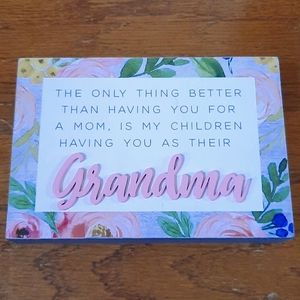 Grandma Wooden Box Sign